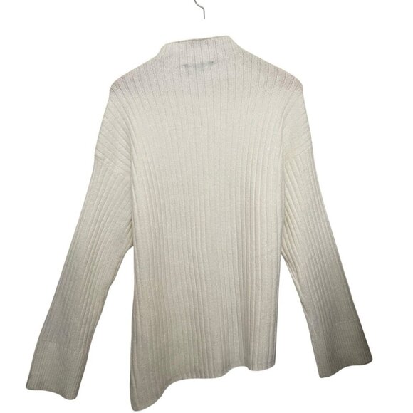 Sanctuary Mock Neck Knit Ribbed Sweater Soft Comfy Size Medium - Picture 2 of 5